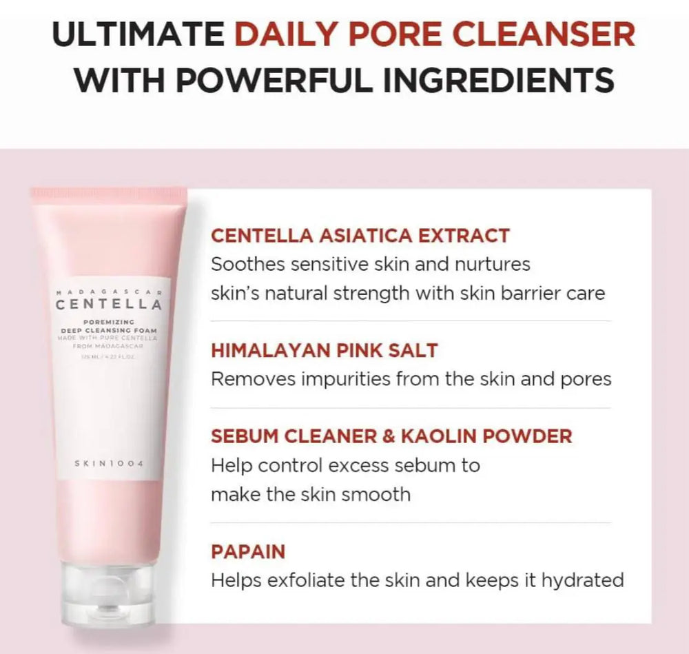 Centella Poremizing Deep Cleansing Foam