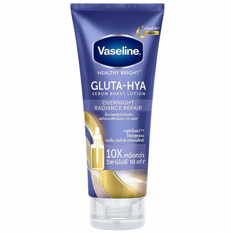Vaseline® Gluta-Hya Serum Burst Lotion Overnight Radiance Repair 330ml