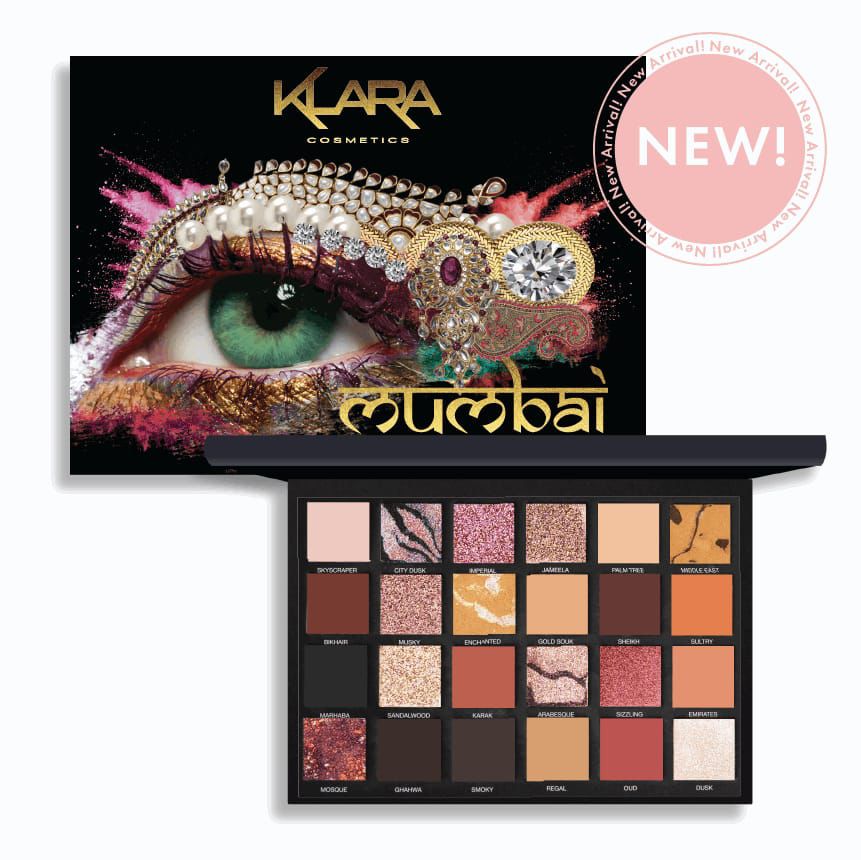 Klara Cosmetics Mumbai Eyeshadow Palette