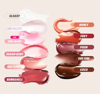 Huda Beauty Faux Filler Lip Gloss | Shiny Non-Sticky Lip Gloss