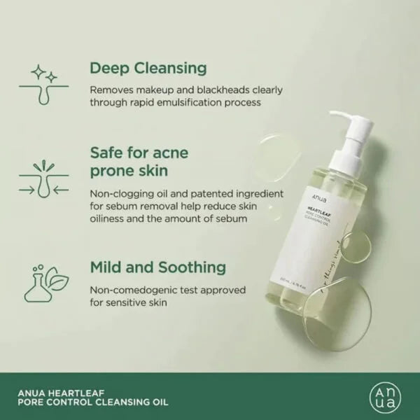 Anua – Heartleaf Pore Control Cleansing Oil Mini 20ml
