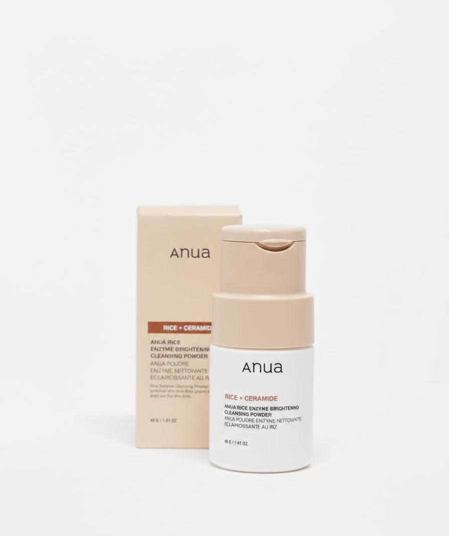 Anua Rice Enzyme Brightening Cleansing Powder.