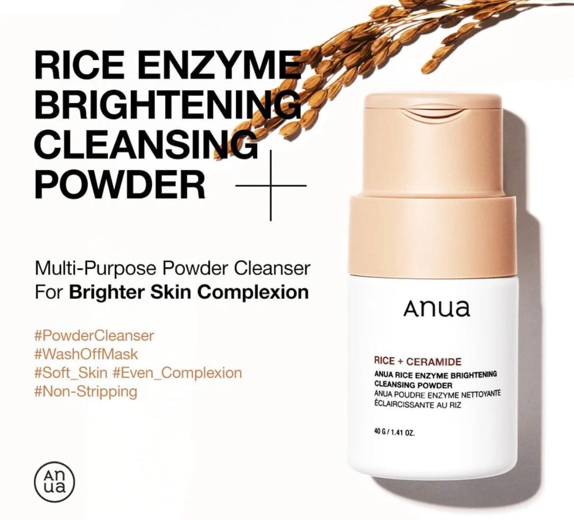 Anua Rice Enzyme Brightening Cleansing Powder. - Image 2