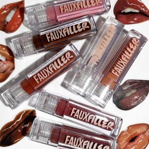 Huda Beauty Faux Filler Lip Gloss | Shiny Non-Sticky Lip Gloss