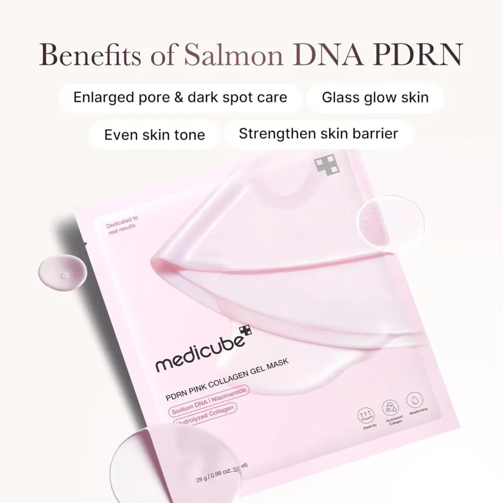 Medicube PDRN Pink Collagen Jelly Gel Mask Box of 4 - Image 3