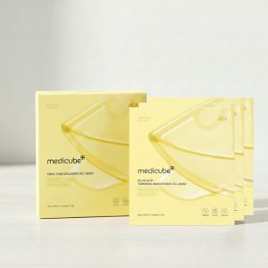 Medicube Kojic Acid Turmeric Brightening Gold Jelly Gel Mask Pack of 4