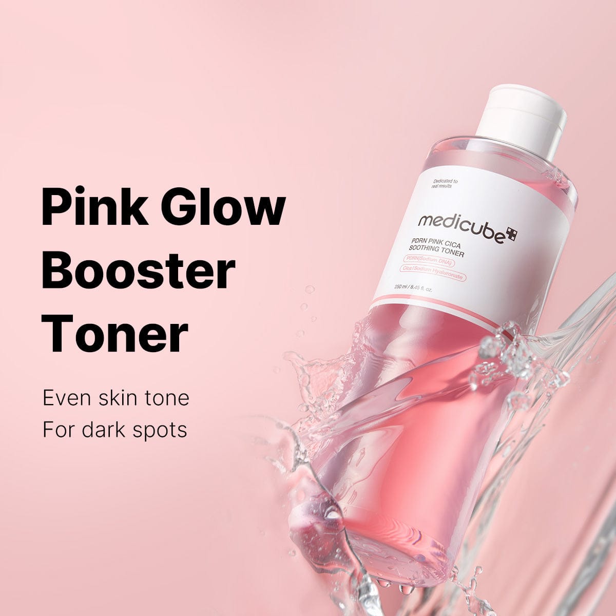 Medicube – Pdrn Pink Cica Soothing Toner – 250ml - Image 4